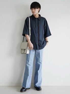 「Dr. Martens（ドクターマーチン）のDr.Martens　ADRIAN SNAFFLE（ドレスシューズ）」を使った、こーせ︎︎︎︎︎︎︎︎さん（メンズ・169cm）の春コーディネート