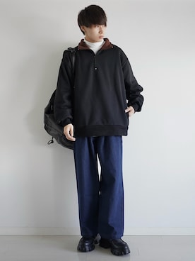 「CREARE -LINO-（クレアーレリノ）のアイテム（パンツ）」を使った、こーせ︎︎︎︎︎︎︎︎さん（メンズ・169cm）の秋コーディネート