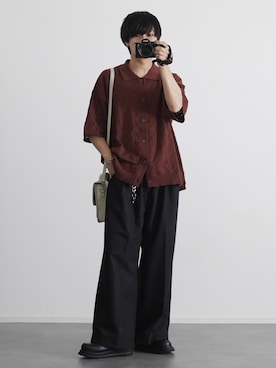 「アイテム（ショルダーバッグ）」を使った、こーせ︎︎︎︎︎︎︎︎さん（メンズ・169cm）の夏コーディネート