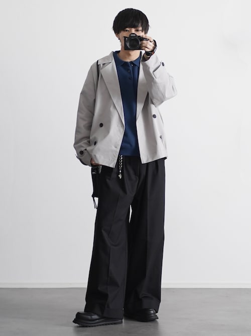 「DEVICE(デバイス)の【WEARISTA こーせ ×DEVICE コラボ】Rename ミニスクエアショルダーバッグ(ショルダーバッグ)」を使った、こーせ︎︎︎︎︎︎︎︎さん(メンズ・169cm)の冬コーディネート