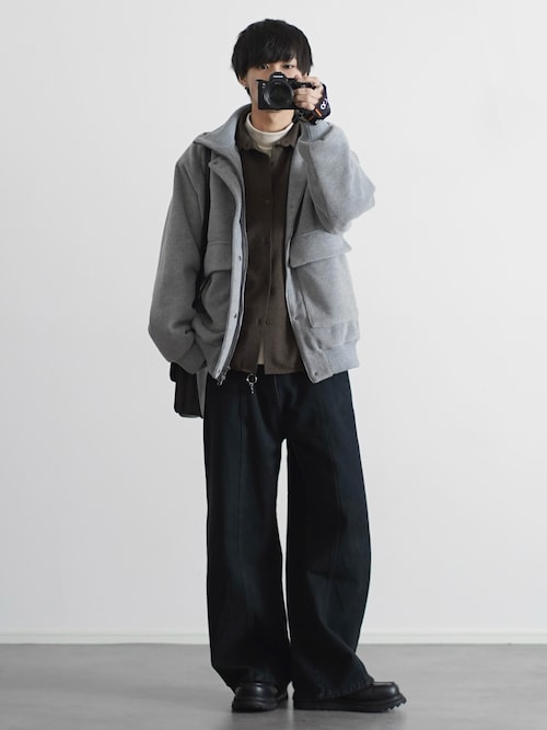 セール】ウール混メルトンダービーブルゾン（ブルゾン）｜ETELIO