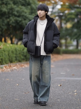 「DEVICE（デバイス）のアイテム」を使った、こーせ︎︎︎︎︎︎︎︎さん（メンズ・169cm）の冬コーディネート