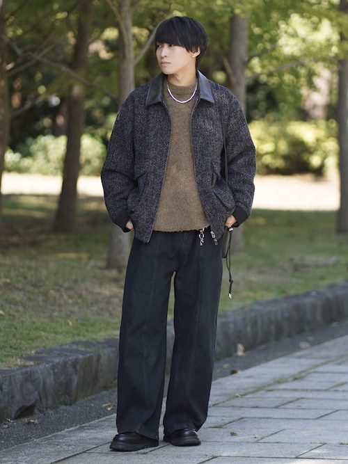 ダブルソールシャークコンビネーションモカシンシューズ（モカシン