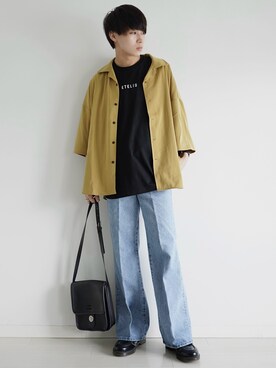 「Dr. Martens（ドクターマーチン）のDr.Martens　ADRIAN SNAFFLE（ドレスシューズ）」を使った、こーせ︎︎︎︎︎︎︎︎さん（メンズ・169cm）の春コーディネート