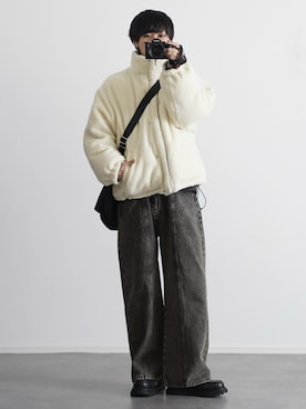 「アイテム（アクセサリー）」を使った、こーせ︎︎︎︎︎︎︎︎さん（メンズ・169cm）の冬コーディネート