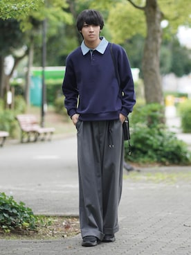 「DEVICE（デバイス）のアイテム（バッグ）」を使った、こーせ︎︎︎︎︎︎︎︎さん（メンズ・169cm）の夏コーディネート