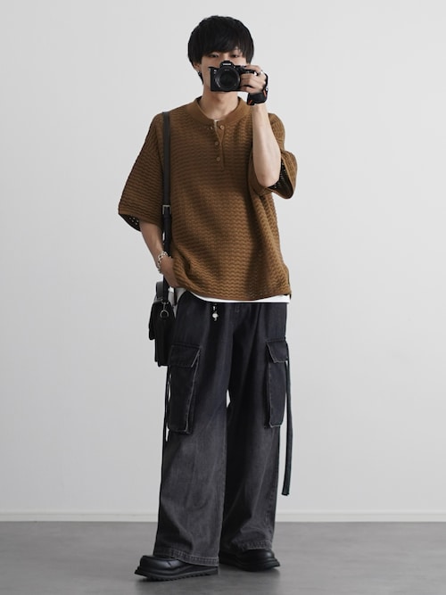 リップルプリーツレイヤードノースリーブ/タンクトップ（タンクトップ