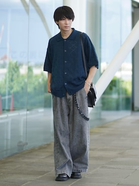 「アイテム（ウォレットチェーン）」を使った、こーせ︎︎︎︎︎︎︎︎さん（メンズ・169cm）の夏コーディネート