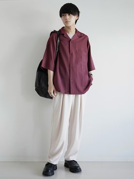 「ETELIO（エテリオ）の【2点セット】サージカルステンレスフープ　イヤーカフ　巾着付き（イヤーカフ）」を使った、こーせ︎︎︎︎︎︎︎︎さん（メンズ・169cm）の夏コーディネート