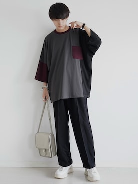 「shiki tokyo（シキトウキョウ）のアイテム（スニーカー）」を使った、こーせ︎︎︎︎︎︎︎︎さん（メンズ・169cm）の夏コーディネート
