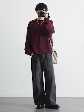 「ETELIO（エテリオ）のアイテム」を使った、こーせ︎︎︎︎︎︎︎︎さん（メンズ・169cm）の春コーディネート