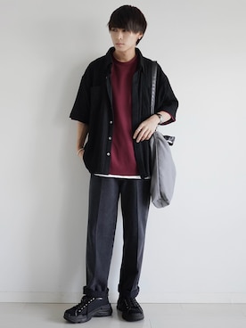 「shiki tokyo（シキトウキョウ）のアイテム（スニーカー）」を使った、こーせ︎︎︎︎︎︎︎︎さん（メンズ・169cm）の夏コーディネート