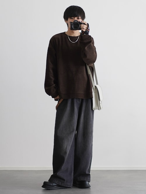 【セットアップ 2点セット】ポリトロテーラードシャツ+ワイドバギー2タックパンツ セットアップ 2点セット】ポリトロテーラードシャツ+ワイド