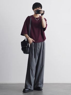 「アイテム（イヤーカフ）」を使った、こーせ︎︎︎︎︎︎︎︎さん（メンズ・169cm）の春コーディネート