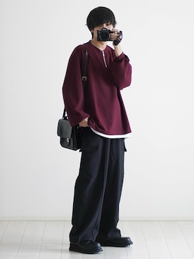 「アイテム（イヤーカフ）」を使った、こーせ︎︎︎︎︎︎︎︎さん（メンズ・169cm）の夏コーディネート