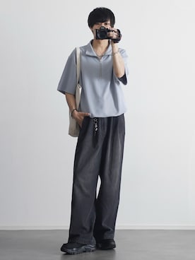 「ETELIO（エテリオ）のアイテム」を使った、こーせ︎︎︎︎︎︎︎︎さん（メンズ・169cm）の夏コーディネート
