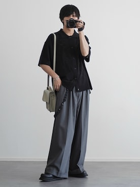 「アイテム（ウォレットチェーン）」を使った、こーせ︎︎︎︎︎︎︎︎さん（メンズ・169cm）の夏コーディネート