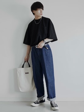「FREAK'S STORE（フリークスストア）のアイテム（ベルト）」を使った、こーせ︎︎︎︎︎︎︎︎さん（メンズ・169cm）の夏コーディネート