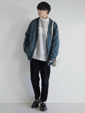 「エテリオ」｜「アイテム（スウェット）」を使った、こーせ︎︎︎︎︎︎︎︎さん（メンズ・169cm）の冬コーディネート