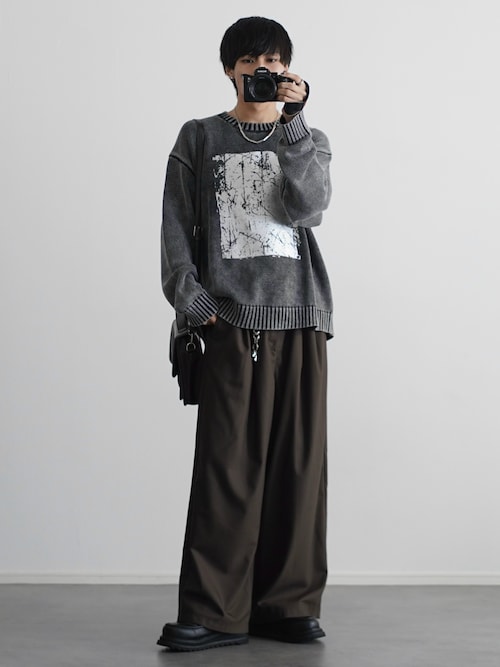 ダブルソールシャークコンビネーションモカシンシューズ（モカシン