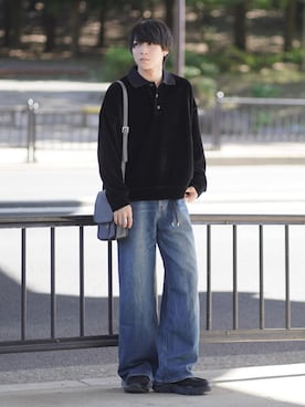 「ETELIO（エテリオ）のアイテム」を使った、こーせ︎︎︎︎︎︎︎︎さん（メンズ・169cm）の夏コーディネート