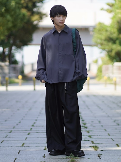 モカシン・デッキシューズ 黒と毛皮のコンビネーション　サイズ42 モカシン・デッキシューズ 黒と毛皮のコンビネーション サイズ42