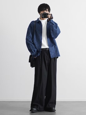 「アイテム（モカシン/デッキシューズ）」を使った、こーせ︎︎︎︎︎︎︎︎さん（メンズ・169cm）の秋コーディネート
