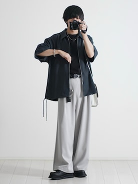 「アイテム（モカシン/デッキシューズ）」を使った、こーせ︎︎︎︎︎︎︎︎さん（メンズ・169cm）の夏コーディネート