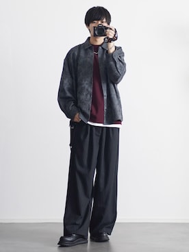 「アイテム（イヤーカフ）」を使った、こーせ︎︎︎︎︎︎︎︎さん（メンズ・169cm）の春コーディネート