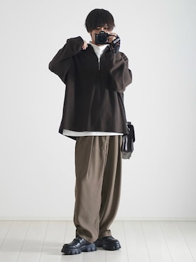 「アイテム（ローファー）」を使った、こーせ︎︎︎︎︎︎︎︎さん（メンズ・169cm）の秋コーディネート