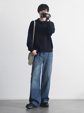 「アイテム（イヤーカフ）」を使った、こーせ︎︎︎︎︎︎︎︎さん（メンズ・169cm）の秋コーディネート
