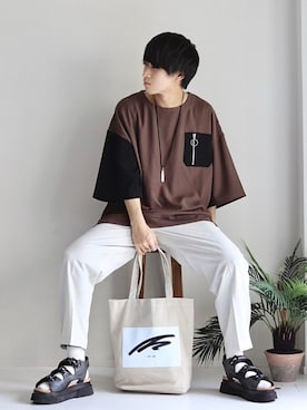 こーせ︎︎︎︎︎︎︎︎さん（メンズ・169cm）の夏コーディネート