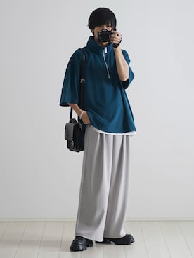 「アイテム（イヤーカフ）」を使った、こーせ︎︎︎︎︎︎︎︎さん（メンズ・169cm）の夏コーディネート