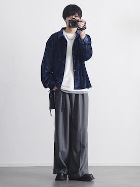 「DEVICE（デバイス）のアイテム（バッグ）」を使った、こーせ︎︎︎︎︎︎︎︎さん（メンズ・169cm）の春コーディネート