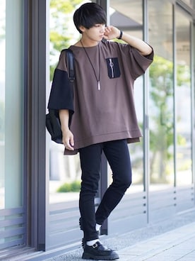 こーせ︎︎︎︎︎︎︎︎さん（メンズ・169cm）の夏コーディネート