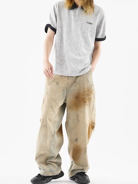 「Theater code（シアターコード）のアイテム（パンツ）」を使った、mikiさん（メンズ・178cm）の夏コーディネート