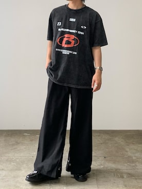 「Theater code（シアターコード）のアイテム」を使った、mikiさん（メンズ・170cm）の夏コーディネート