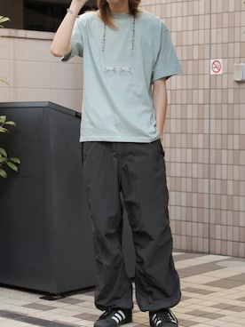 「アイテム（Tシャツ/カットソー）」を使った、mikiさん（メンズ・178cm）の夏コーディネート