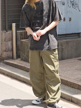 「アイテム（トップス）」を使った、mikiさん（メンズ・178cm・20代）の夏コーディネート