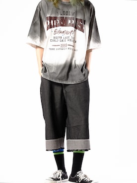「Theater code（シアターコード）のアイテム」を使った、mikiさん（メンズ・178cm）の夏コーディネート
