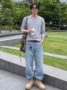 「NOEYEDIA（ノーアイディア）のアイテム」を使った、mikiさん（メンズ・178cm）の秋コーディネート