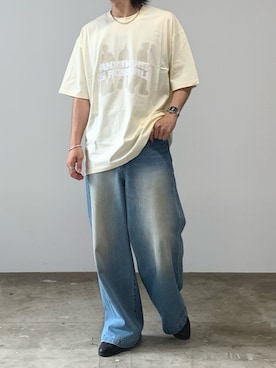 「Theater code（シアターコード）のアイテム」を使った、mikiさん（メンズ・170cm）の夏コーディネート