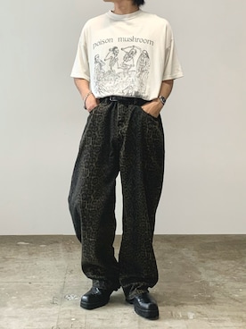 「Theater code（シアターコード）のアイテム」を使った、mikiさん（メンズ・170cm）の夏コーディネート
