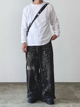 「Theater code（シアターコード）のアイテム」を使った、mikiさん（メンズ・170cm）の秋コーディネート