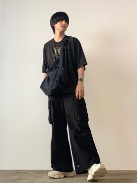 「CLEL（クレイル）のアイテム」を使った、mikiさん（メンズ・170cm）の夏コーディネート