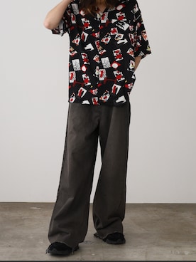 「Jungle Storm（ジャングルストーム）のアイテム」を使った、mikiさん（メンズ・178cm）の夏コーディネート