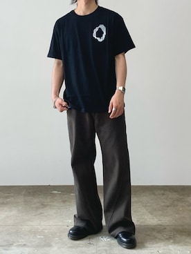 「Theater code（シアターコード）のアイテム」を使った、mikiさん（メンズ・170cm）の夏コーディネート