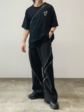「Theater code（シアターコード）のアイテム」を使った、mikiさん（メンズ・170cm）の夏コーディネート