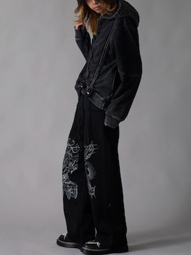 「Theater code（シアターコード）のアイテム」を使った、mikiさん（メンズ・178cm）の秋コーディネート