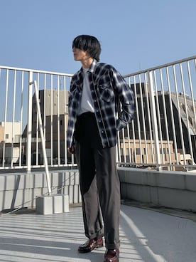 「RED KAP（レッドキャップ）のアイテム」を使った、mikiさん（メンズ・170cm）の春コーディネート